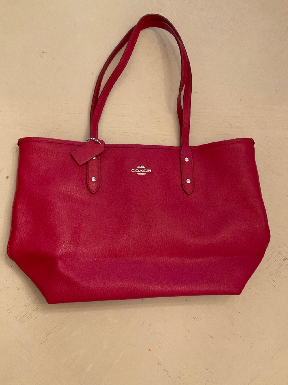 Coach Red City Tote